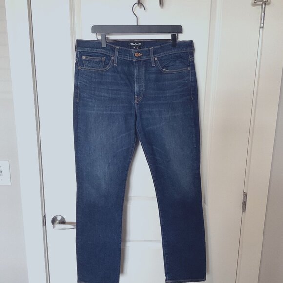 Madewell Men’s Straight Jeans in Brenford Wash size 35x32 - Picture 1 of 9